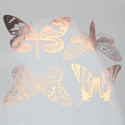 Decal - Large Butterflies - Platinum - Colours & Decoration, 0170 ...