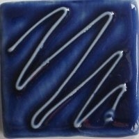 Deep Blue Gloss Brush On Glaze 1180-1220 - Click for more info