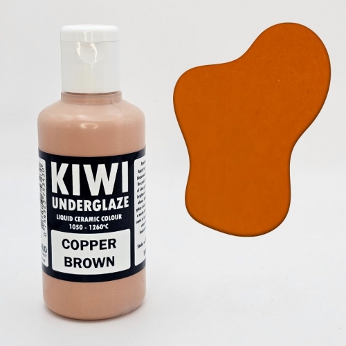 Copper Brown Kiwi Underglaze