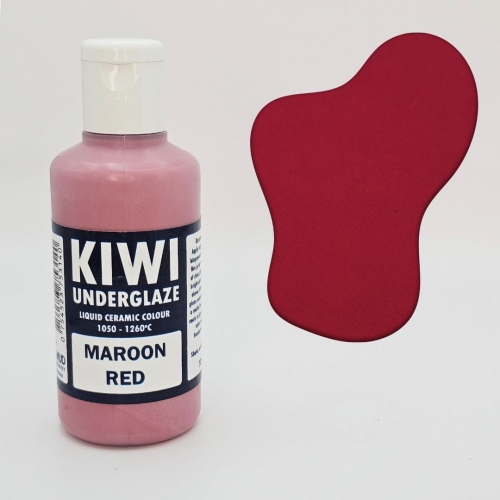 Maroon Red Kiwi Underglaze