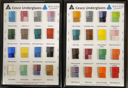 Cesco Underglaze Set 34X150mL