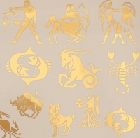 Decal - Astrology - Gold - Click for more info