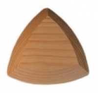Jap Plate Maker Triangle Condiment 140x140x40mm - Click for more info